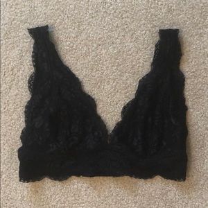 Urban Outfitters Black Lace Bralette
